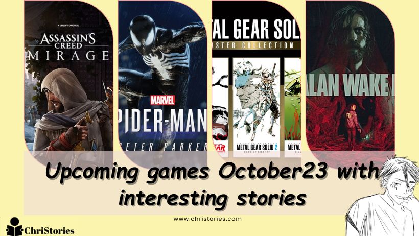 Upcoming games October 2023 with interesting stories